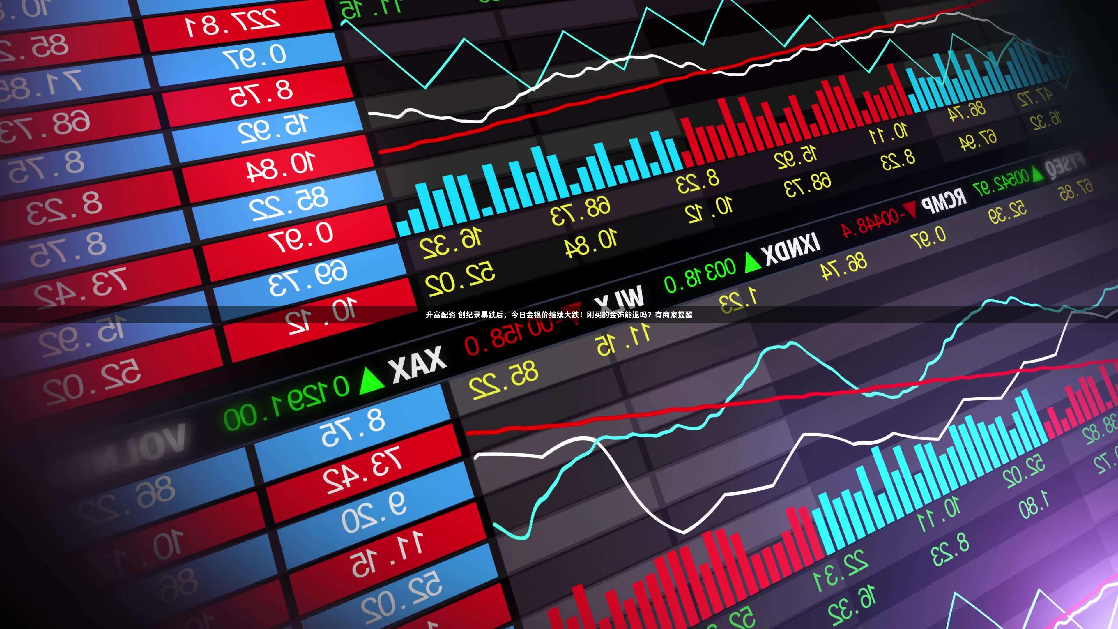 升富配资 创纪录暴跌后，今日金银价继续大跌！刚买的金饰能退吗？有商家提醒