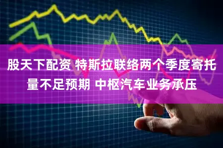 股天下配资 特斯拉联络两个季度寄托量不足预期 中枢汽车业务承压