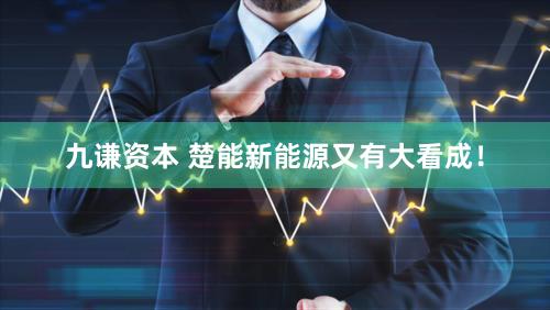 九谦资本 楚能新能源又有大看成！